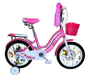 Купить Велосипед детский CORSO 16" Nice NC-16306 (стальная рама, дисковые тормоза, звонок) 3 802 грн недорого