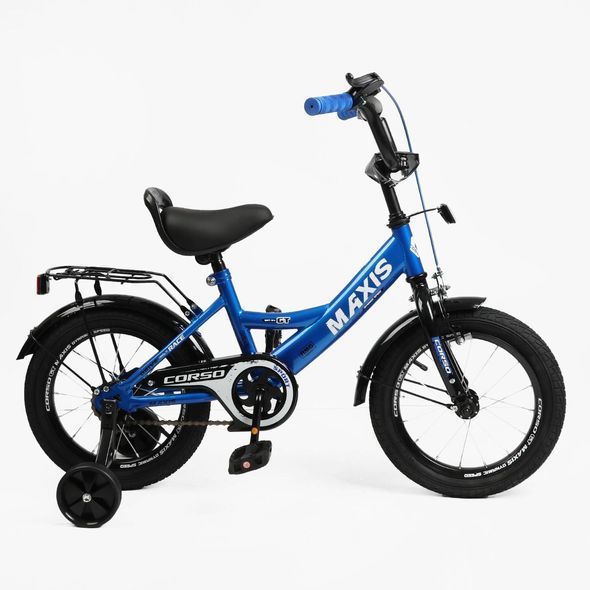 Купити Велосипед дитячий CORSO 14" Maxis MX-43033 (стальна рама, ручні гальма, допоміжні колеса) 3 042 грн недорого, дешево