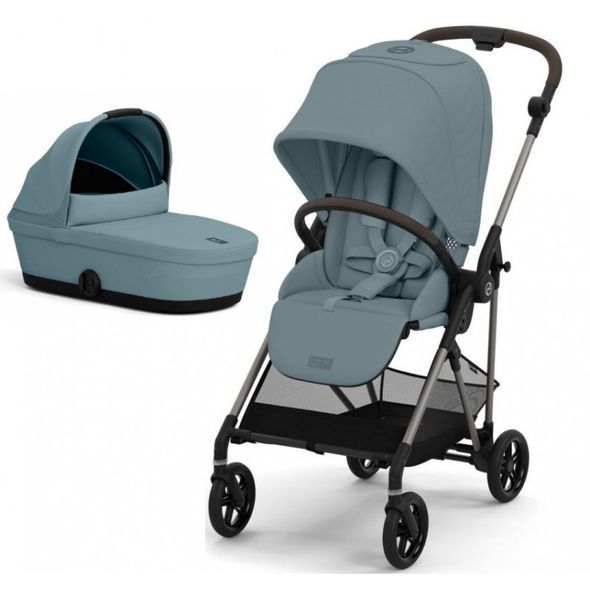 Купить Коляска 2 в 1 Cybex Melio Stormy Blue 30 500 грн недорого