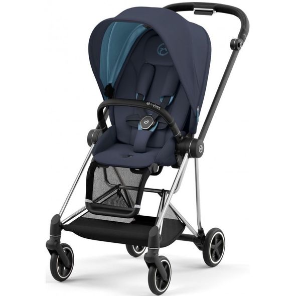 Купити Коляска дитяча 2 в 1 Cybex Mios Lux Dark Navy шасі Chrome Black 38 890 грн недорого, дешево