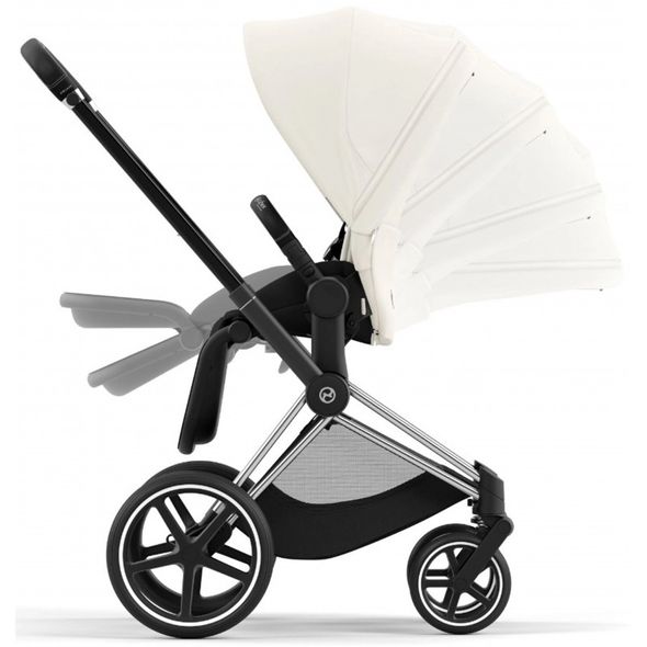 Купити Коляска дитяча 2 в 1 Cybex Priam Off White шасі Chrome Black 49 080 грн недорого, дешево