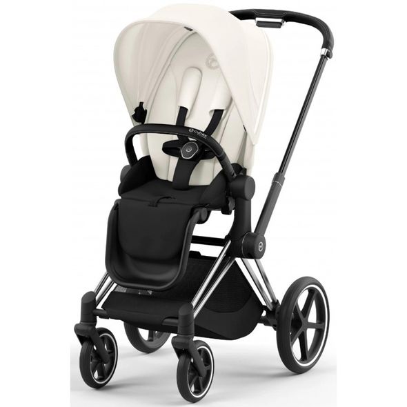 Купити Коляска дитяча 2 в 1 Cybex Priam Off White шасі Chrome Black 49 080 грн недорого, дешево