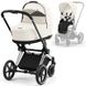 Купити Коляска дитяча 2 в 1 Cybex Priam Off White шасі Chrome Black 49 080 грн недорого