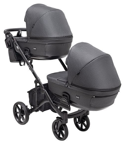 Купить Коляска 2 в 1 для двойни Bair Kiwi DUO Soft BKD-219-1 28 999 грн недорого