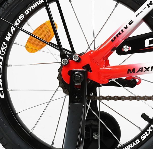 Купити Велосипед дитячий CORSO 16" Maxis MX-23965 (стальна рама, ручні гальма, допоміжні колеса) 3 324 грн недорого, дешево