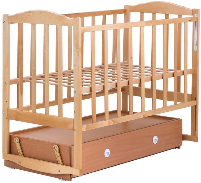 Купити Ліжко Babyroom Зайченя Z304 лаковане (маятник, ящик) 2 150 грн недорого, дешево