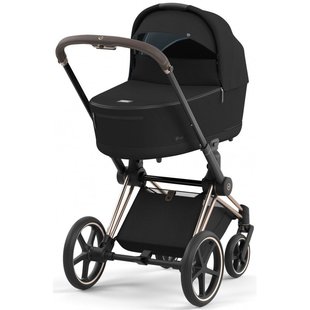 Купити Коляска дитяча 2 в 1 Cybex Priam Sepia Black шасі Rosegold 53 600 грн недорого, дешево