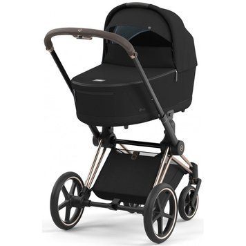 Купить Коляска 2 в 1 Cybex Priam Sepia Black шасси Rosegold 57 600 грн недорого