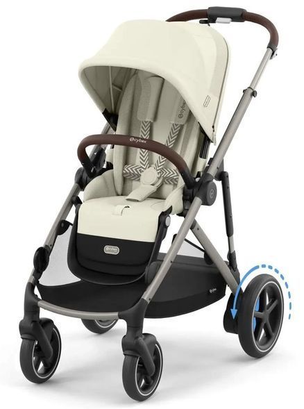 Купити Прогулянкова коляска Cybex е-Gazelle S Seashell Beige (з електродвигуном та функцією заколисування) 47 800 грн недорого, дешево
