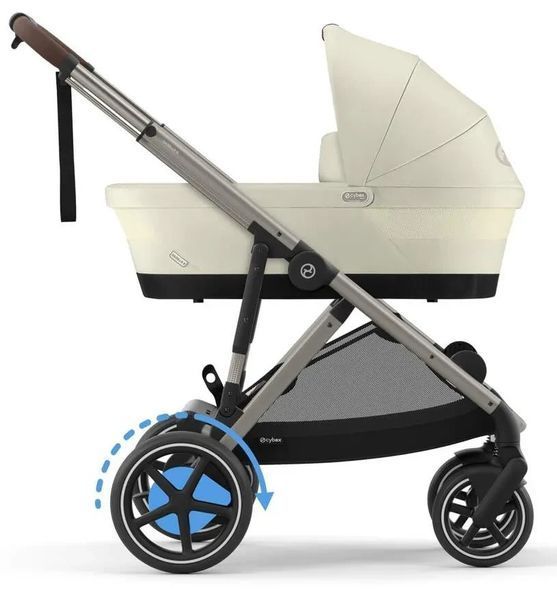 Купити Прогулянкова коляска Cybex е-Gazelle S Seashell Beige (з електродвигуном та функцією заколисування) 47 800 грн недорого, дешево