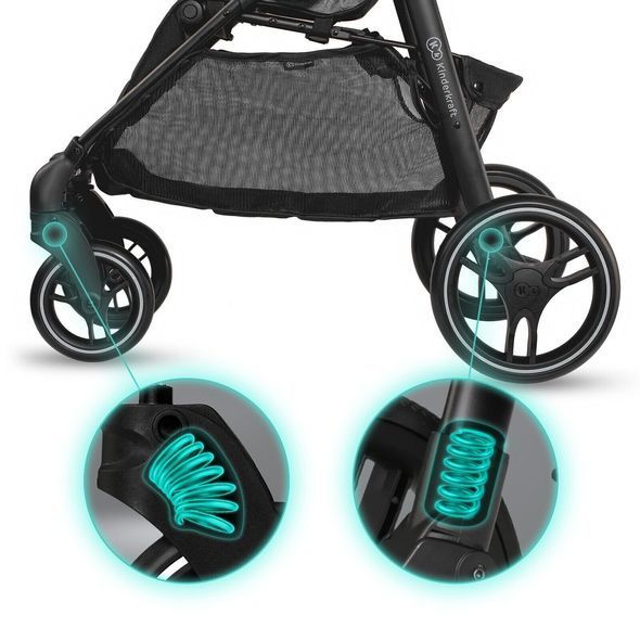 Купити Прогулянкова коляска Kinderkraft Grande City Black 6 190 грн недорого, дешево
