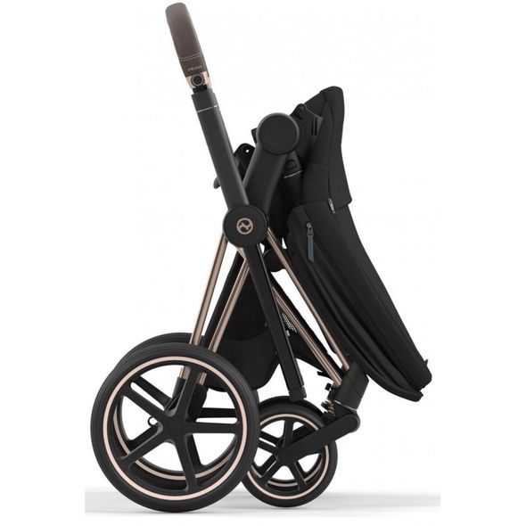 Купити Коляска дитяча 2 в 1 Cybex Priam Sepia Black шасі Rosegold 53 600 грн недорого, дешево