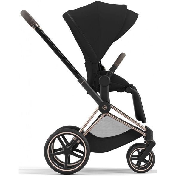 Купити Коляска дитяча 2 в 1 Cybex Priam Sepia Black шасі Rosegold 53 600 грн недорого, дешево