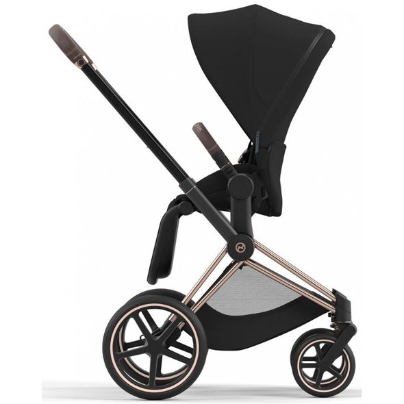 Купити Коляска дитяча 2 в 1 Cybex Priam Sepia Black шасі Rosegold 53 600 грн недорого, дешево