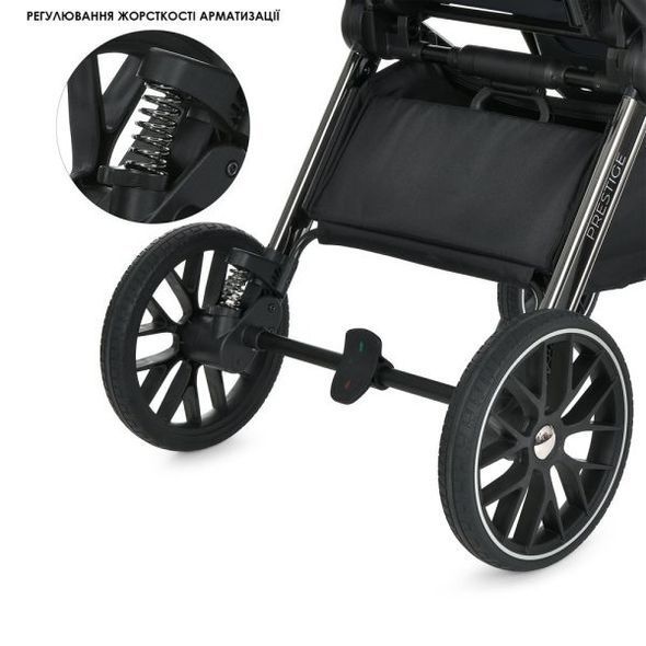 Купити Коляска дитяча 2 в 1 El Camino Prestige ME 1124-3 Black 15 641 грн недорого, дешево