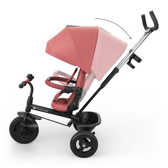 Купити Триколісний велосипед Kinderkraft Aston 2 Plus Pink 5 790 грн недорого, дешево