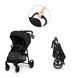 Купити Прогулянкова коляска Kinderkraft Grande City Black 6 190 грн недорого