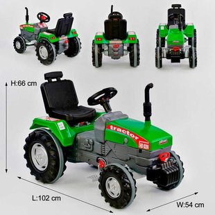 Купити Трактор на педалях Pilsan 07-294 зелений 4 125 грн недорого, дешево