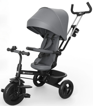 Купить Трехколесный велосипед Kinderkraft Aston 2 Plus Grey 5 790 грн недорого