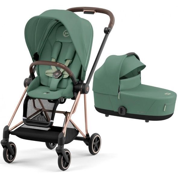 Купить Коляска 2 в 1 Cybex Mios Lux Leaf Green шасси Rosegold 42 690 грн недорого