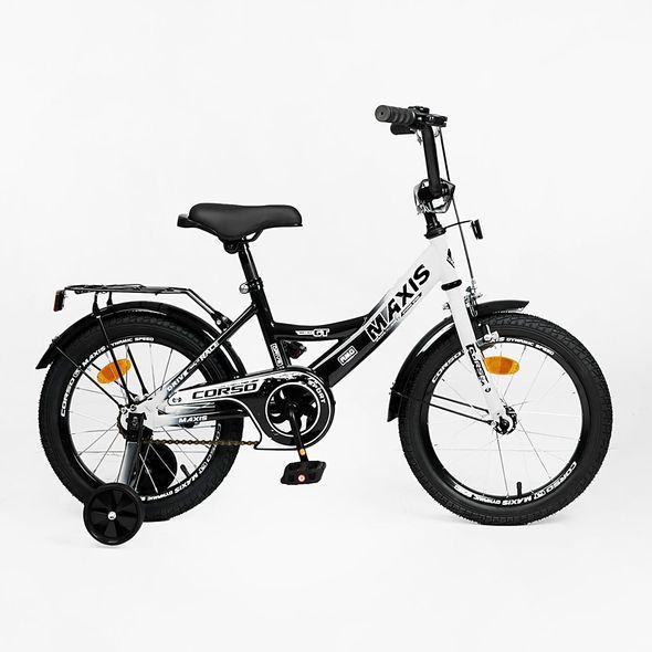 Купити Велосипед дитячий CORSO 16" Maxis MX-60711 (стальна рама, ручні гальма, допоміжні колеса) 3 324 грн недорого, дешево