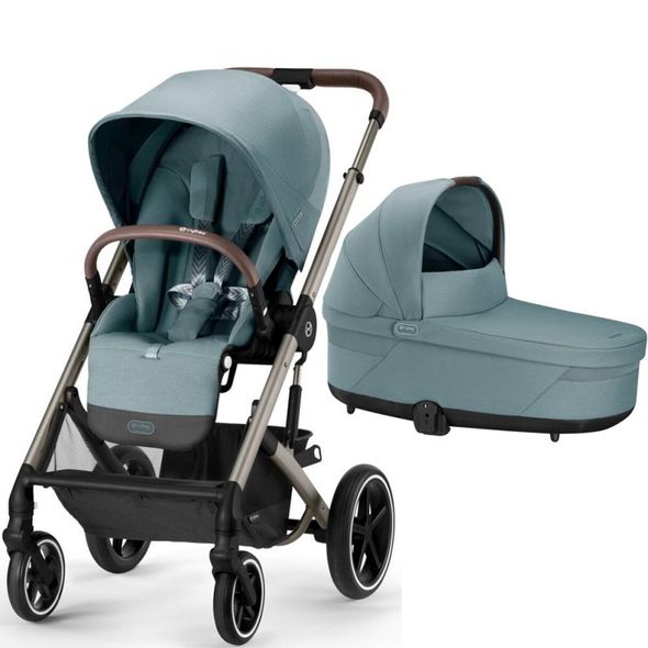 Купити Коляска дитяча 2 в 1 Cybex Balios S Lux Taupe Sky Blue 28 139 грн недорого, дешево