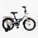 Купити Велосипед дитячий CORSO 16" Maxis MX-60711 (стальна рама, ручні гальма, допоміжні колеса) 3 324 грн недорого
