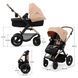 Купити Коляска дитяча 3 в 1 Kinderkraft Moov 2 Air Sand Beige 15 790 грн недорого