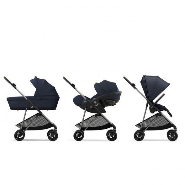 Купити Коляска дитяча 2 в 1 Cybex Melio Dark Blue 28 400 грн недорого, дешево