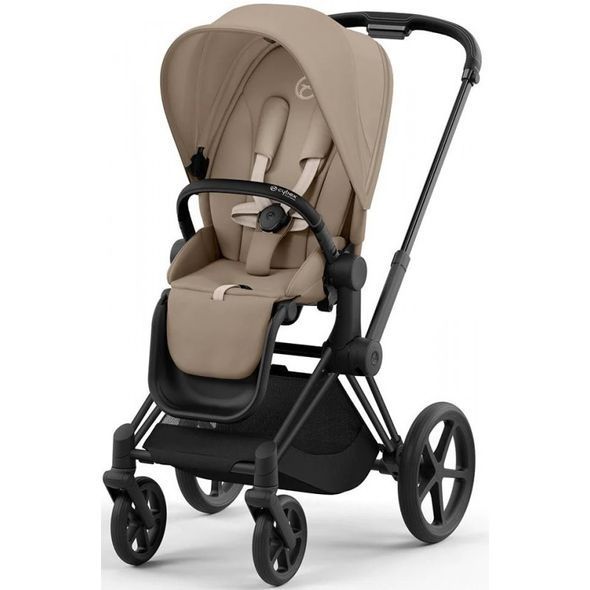 Купить Коляска 2 в 1 Cybex Priam Cozy Beige шасси Matt Black 55 600 грн недорого