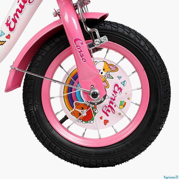 Купити Велосипед дитячий CORSO 14" Emily ML-13065 (допоміжні колеса, корзинка, крісло для ляльки) 3 537 грн недорого, дешево
