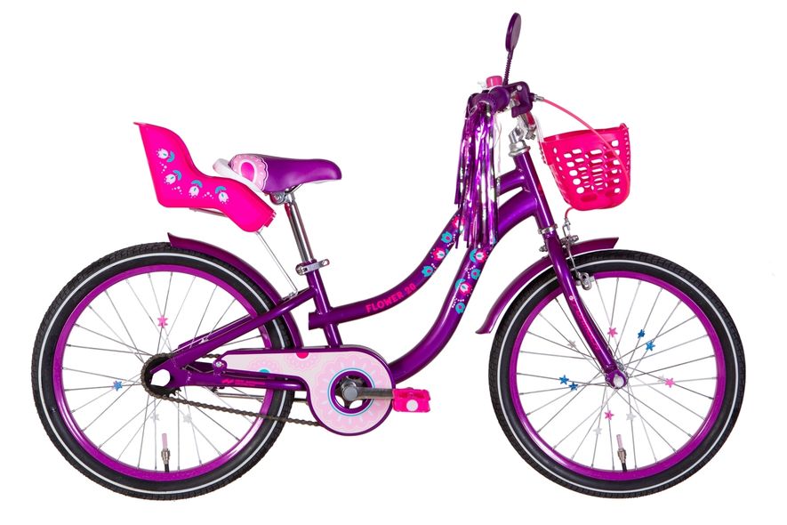 Купить Велосипед детский Formula 20" Flower Premium фиолетовый 5 064 грн недорого