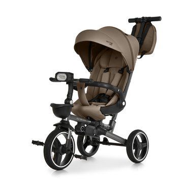 Купити Триколісний складний велосипед El Camino Vector Flex ME 1231 Hot Chocolate (поворотне сидіння, дощовик, музика) 5 098 грн недорого, дешево