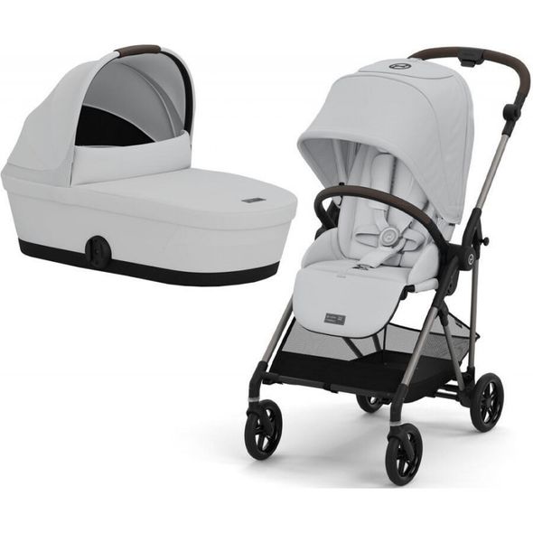 Купити Коляска дитяча 2 в 1 Cybex Melio Fog Grey 28 400 грн недорого, дешево