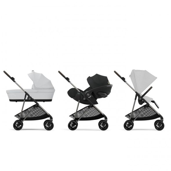 Купити Коляска дитяча 2 в 1 Cybex Melio Fog Grey 28 400 грн недорого, дешево