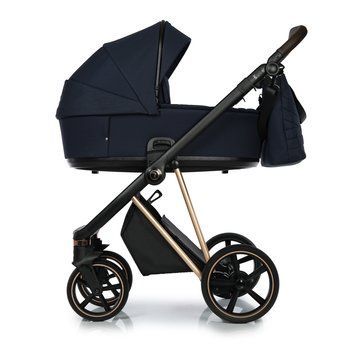 Купити Коляска дитяча 2 в 1 Roan Ivi Mystic Blue Rose Gold 26 200 грн недорого, дешево