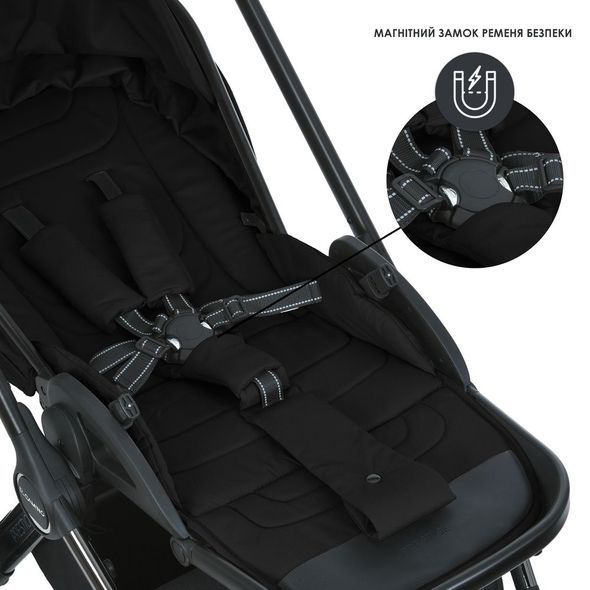 Купити Коляска дитяча 2 в 1 El Camino Prestige ME 1124-2 Black 13 016 грн недорого, дешево