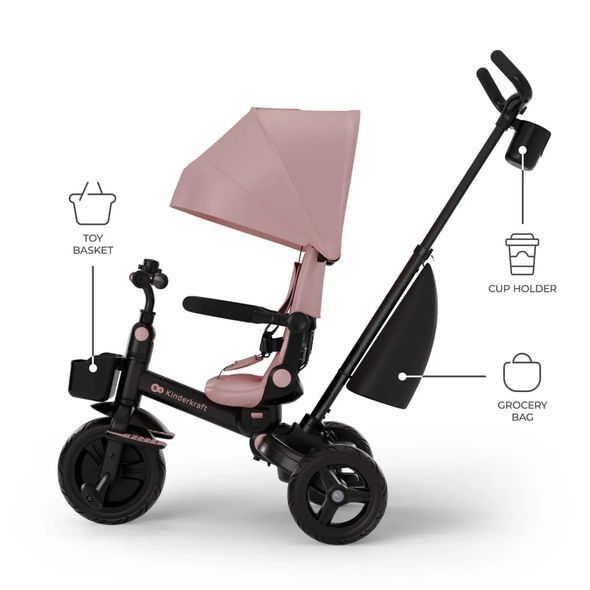 Купить Трехколесный велосипед Kinderkraft Aveo 2 Plus Pink 6 790 грн недорого