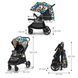 Купити Прогулянкова коляска Kinderkraft Grande Plus Happy Shapes 6 090 грн недорого
