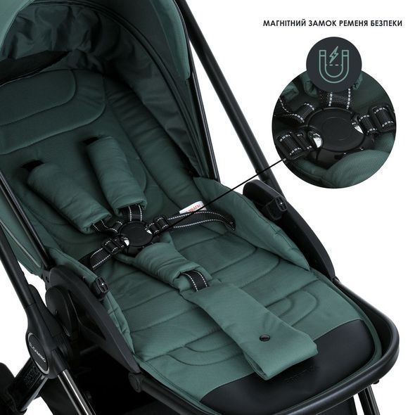 Купить Коляска 2 в 1 El Camino Prestige ME 1124-2 Smoke Green 13 016 грн недорого