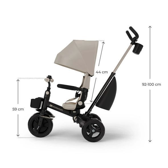 Купить Трехколесный велосипед Kinderkraft Aveo 2 Plus Beige 6 790 грн недорого