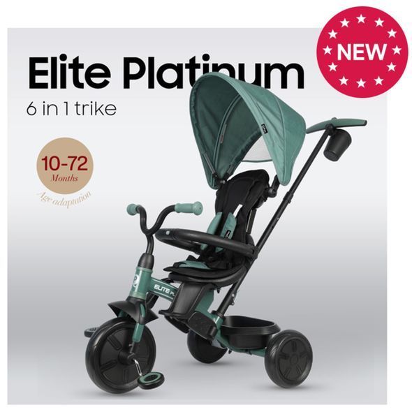 Купить Трехколесный велосипед Qplay Elite Platinum Grey 3 600 грн недорого