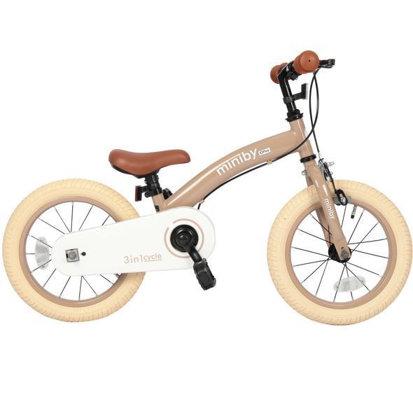 Купити Велосипед-біговел 3 в 1 Qplay Miniby 14" Nude Pink 4 899 грн недорого, дешево