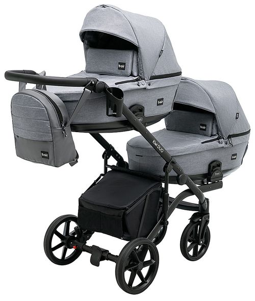 Купить Коляска 2 в 1 для двойни Bair Kiwi DUO Soft BKP-218 25 899 грн недорого