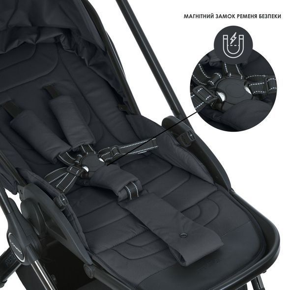 Купити Коляска дитяча 2 в 1 El Camino Prestige ME 1124-2 Magnet Gray 13 016 грн недорого, дешево