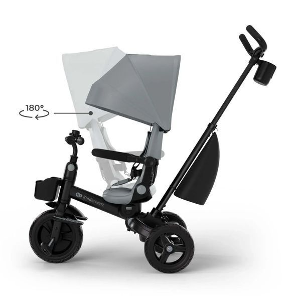 Купити Триколісний велосипед Kinderkraft Aveo 2 Plus Grey 6 790 грн недорого, дешево