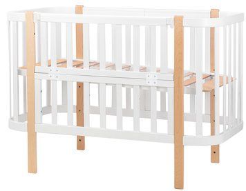 Купить Кровать-трансформер Babyroom Луна белая - светлое дерево 4 899 грн недорого