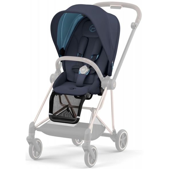 Купити Коляска дитяча 2 в 1 Cybex Mios Lux Dark Navy шасі Rosegold 39 890 грн недорого, дешево