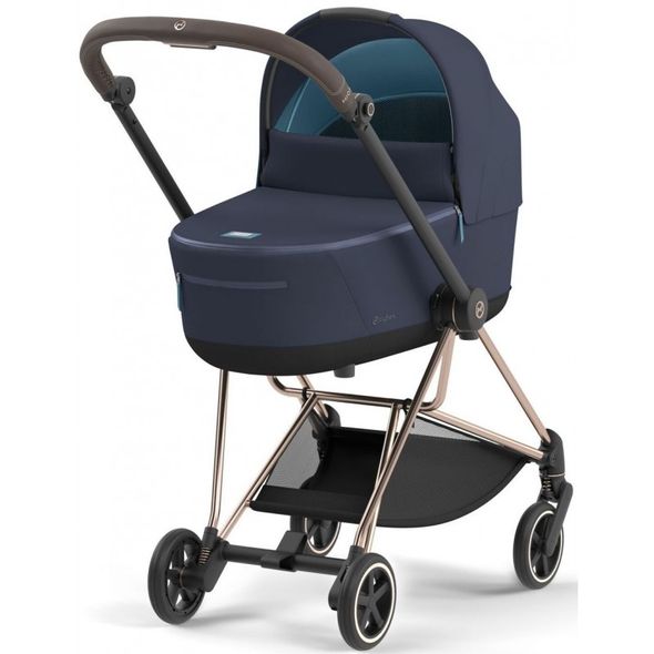 Купити Коляска дитяча 2 в 1 Cybex Mios Lux Dark Navy шасі Rosegold 39 890 грн недорого, дешево