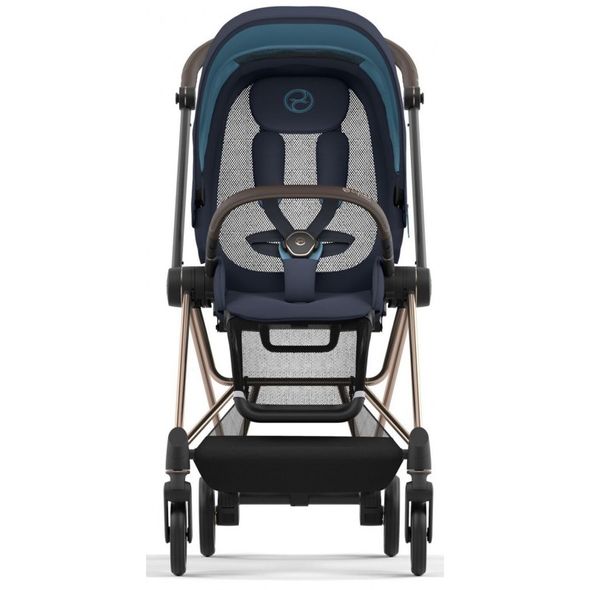 Купити Коляска дитяча 2 в 1 Cybex Mios Lux Dark Navy шасі Rosegold 39 890 грн недорого, дешево